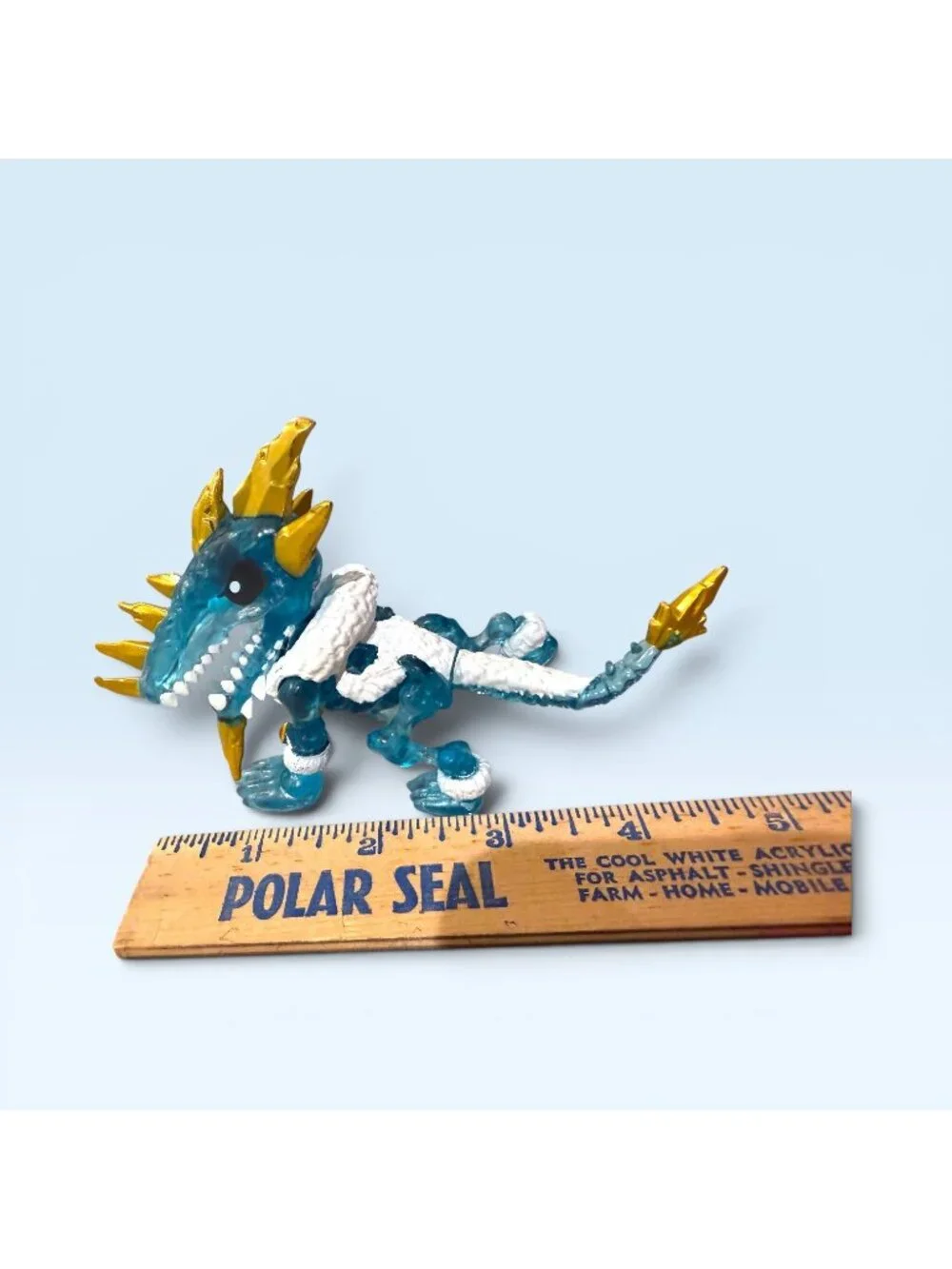 Treasure X Dragons Gold Ice Fire Dragon Figure